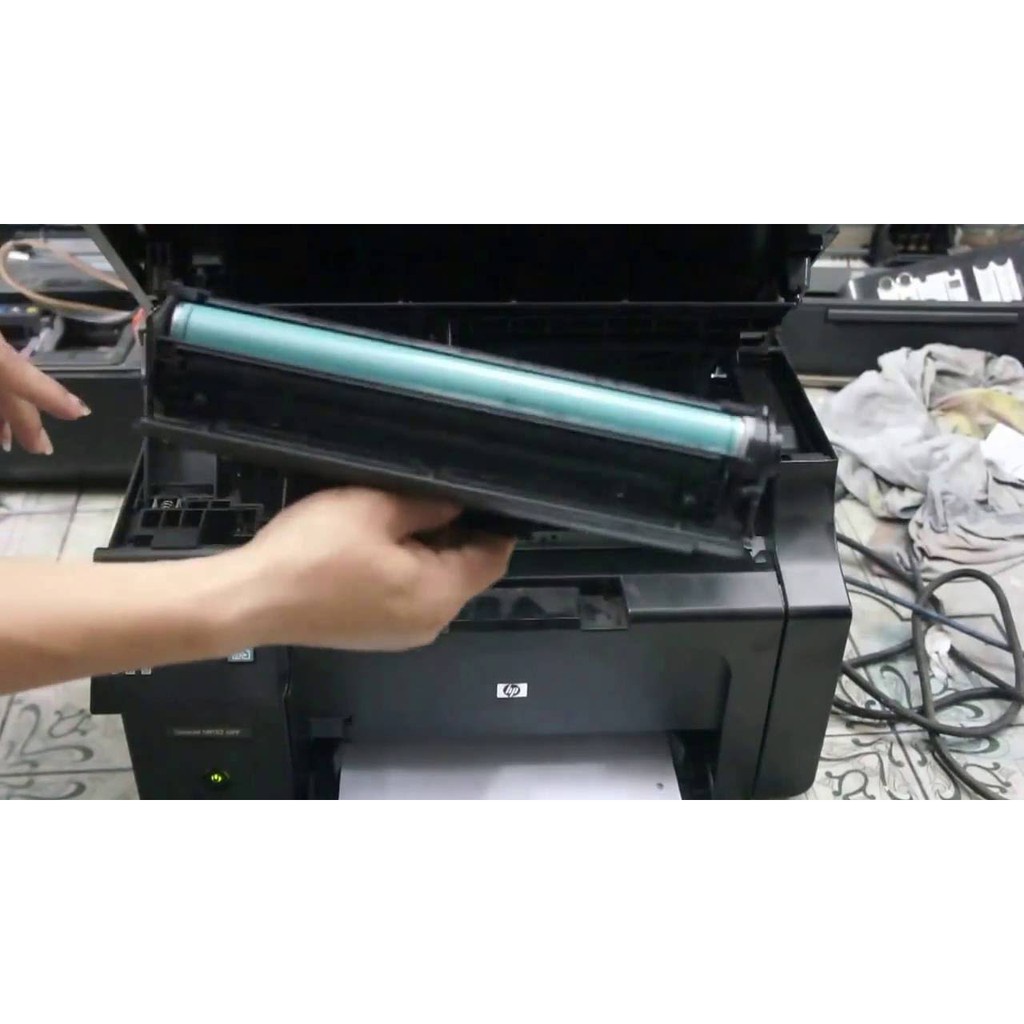 Hp m1132 old multifunction black and white laser printer with black and white printing Scan Copy warranty INECO