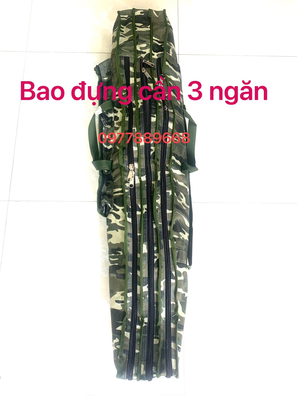 BAO ĐỰNG CẦN CÂU 3 NGĂN TỪ 1M3 ĐẾN 1M6 ( HÀNG VIỆT NAM CHẤT LƯỢNG CAO )