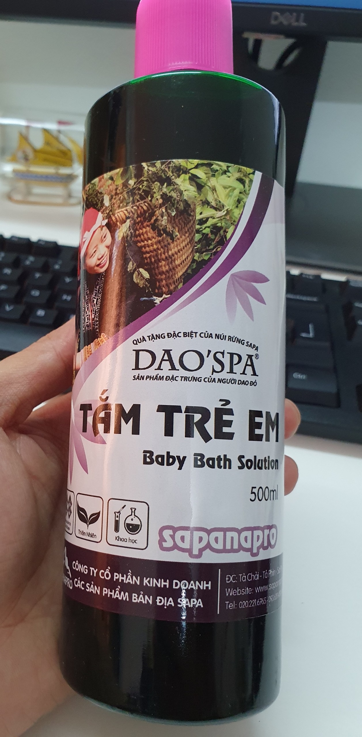 Nước Tắm Trẻ Em Sapanapro