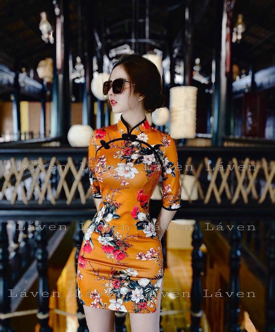 [HCM]ĐẦM BODY SƯỜN XÁM CÁCH ĐIỆU PHỐI HOA VĂN CAO CẤP SANG CHẢNH QC