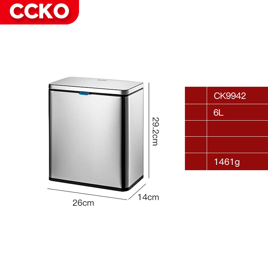 Thùng rác để bàn CCKO CK9942 cao cấp