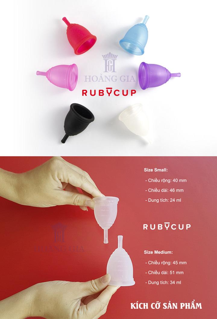 Ruby Cup Mentrual Cup (Blue size Medium)
