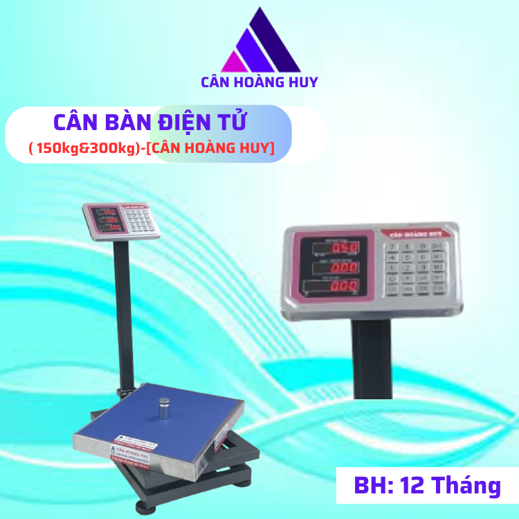 Hoang Huy 150kg & 300kg electronic weighting scale for agricultural goods balance, warehouse 12 month warranty Hoang Huy