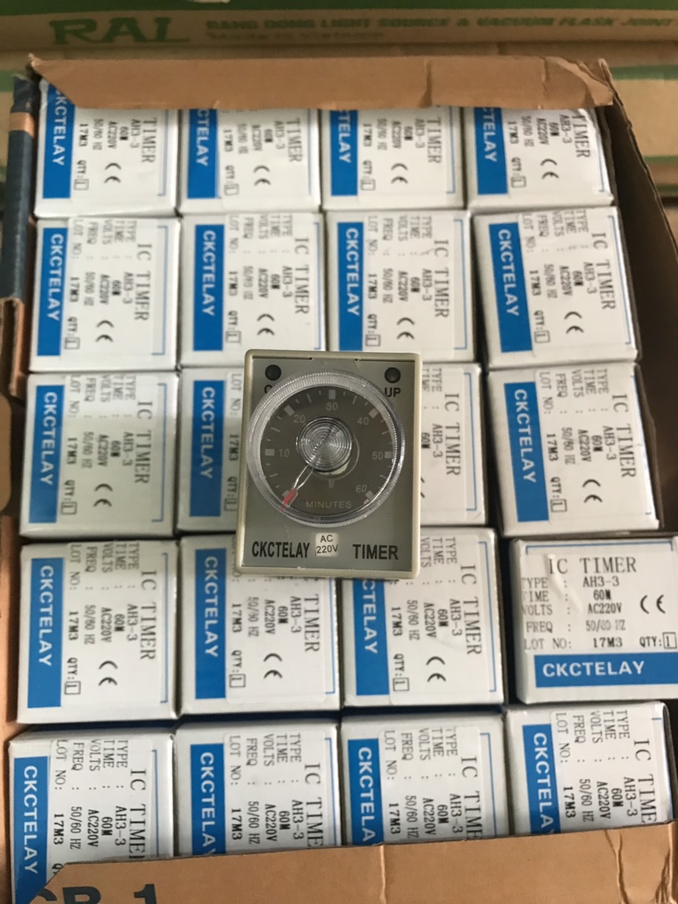 Rơ le thời gian Timer CKCTELAY 10S, 30S, 60S, 30M, 60M