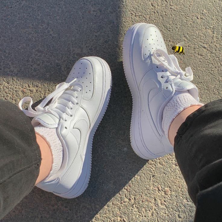 Giày 𝗔𝗙𝟭 𝗡𝗜𝗞𝗘_Trắng Nam Nữ, Giày 𝗡𝗜𝗞𝗘_Air Force 1 All White Full Box