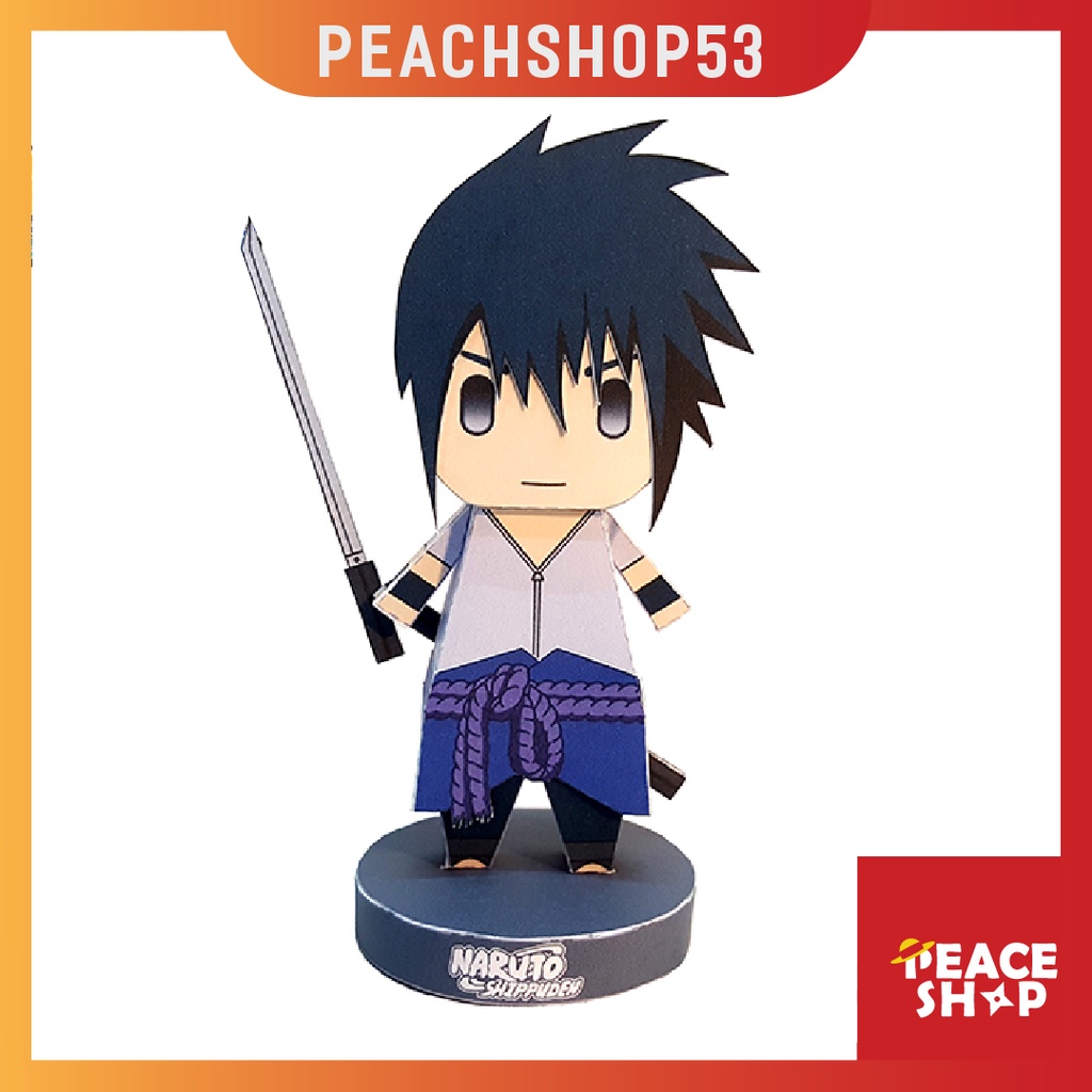 Mô hình giấy Anime Chibi Sasuke Uchiha - Naruto Shippuden OS5