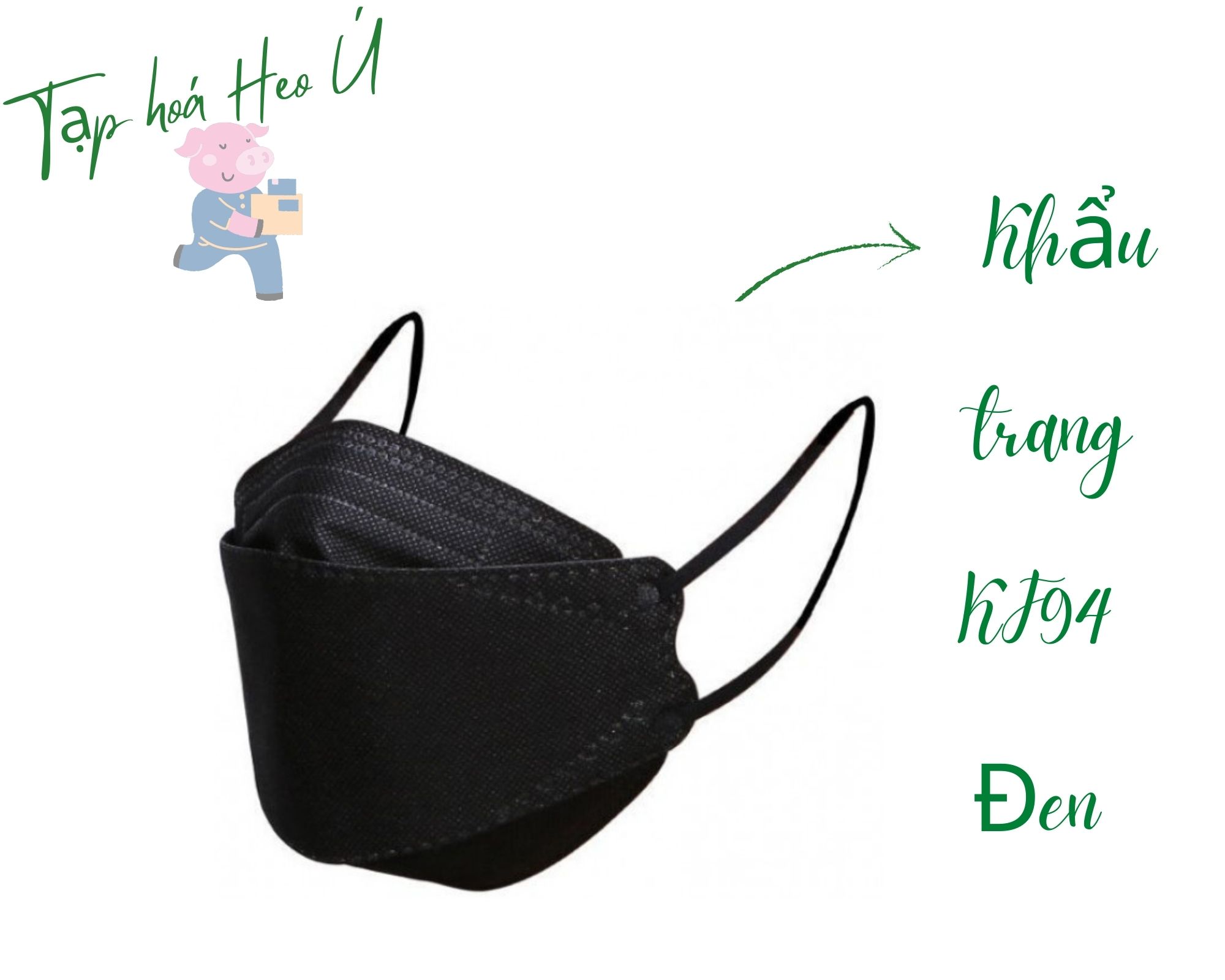 [COMBO 5 Hộp 50 Cái] Khẩu Trang KF94 Kháng Khuẩn Phong Cách Hàn Quốc
