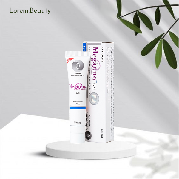 Gel giảm mụn ẩn và thâm gamma megaduo bản thường aha gel 15g