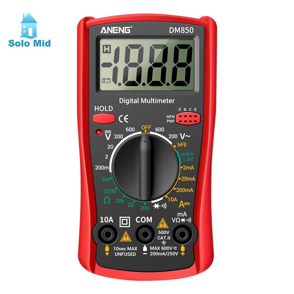 Đồng hồ vạn năng kỹ thuật số lcd đếm 2000, máy kiểm tra ac dc máy đo tần số điện trở