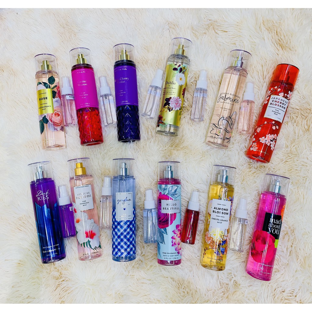 Xịt thơm Body Mist Bath and body Works 10ml - News 2