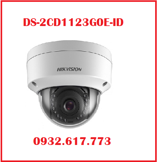 Camera ip dome hồng ngoại 2.0 megapixel hikvision ds-2cd1123g0e-id