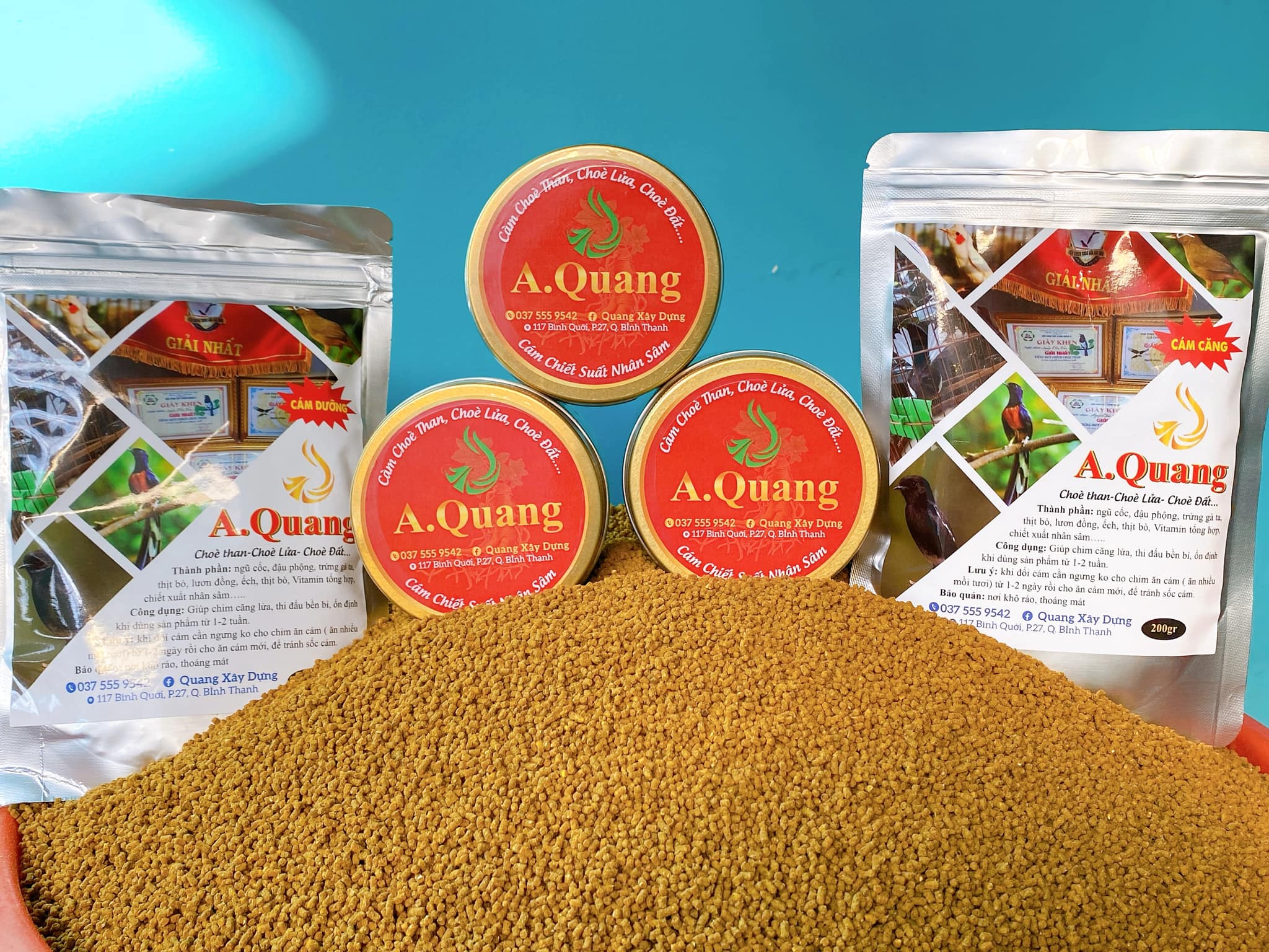 Nước tắm cho chim cảnh