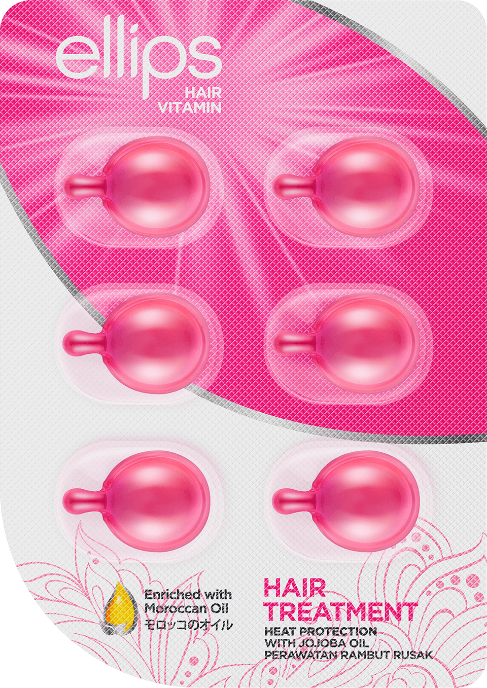 Ellips - Viên serum dưỡng tóc - tóc đẹp ngay trong 1 phút... (vỉ 6 viên)
