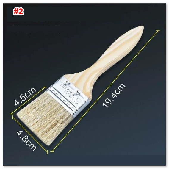 Cọ quét sơn bản vuông dày lông mịn (4 kích thước)