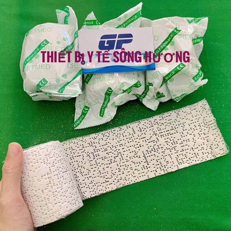 ❤️ băng bột bó thạch cao greetmed p.o.p.bandage băng bột bó greetmed bột thạch cao bó gãy tay chân dạng lưới bột 3in greetmed ,bó bột, bột bó chỉnh hình thạch cao 3in greetmed
