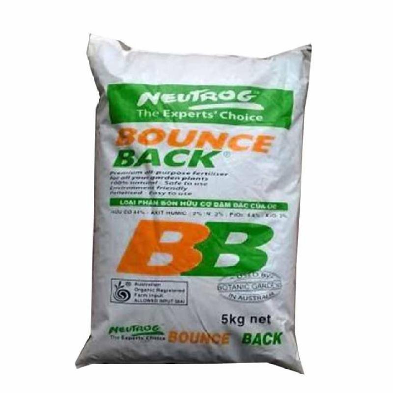 Phân hữu cơ đậm đặc dạng viên Bounce Back chuyên dùng cho trông rau sạch 5Kg