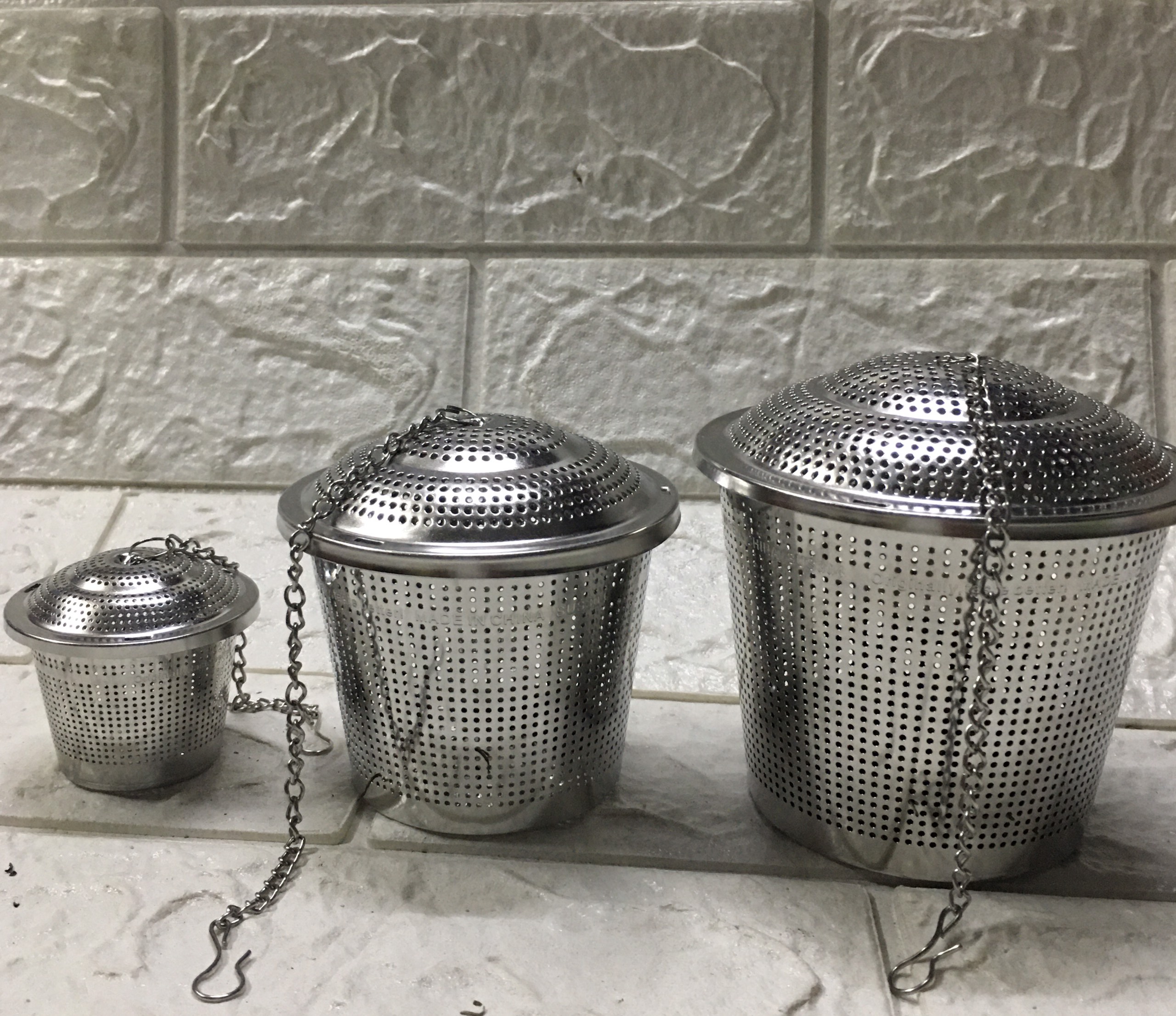 [HCM]Dụng cụ lọc trà thả ấm inox 304