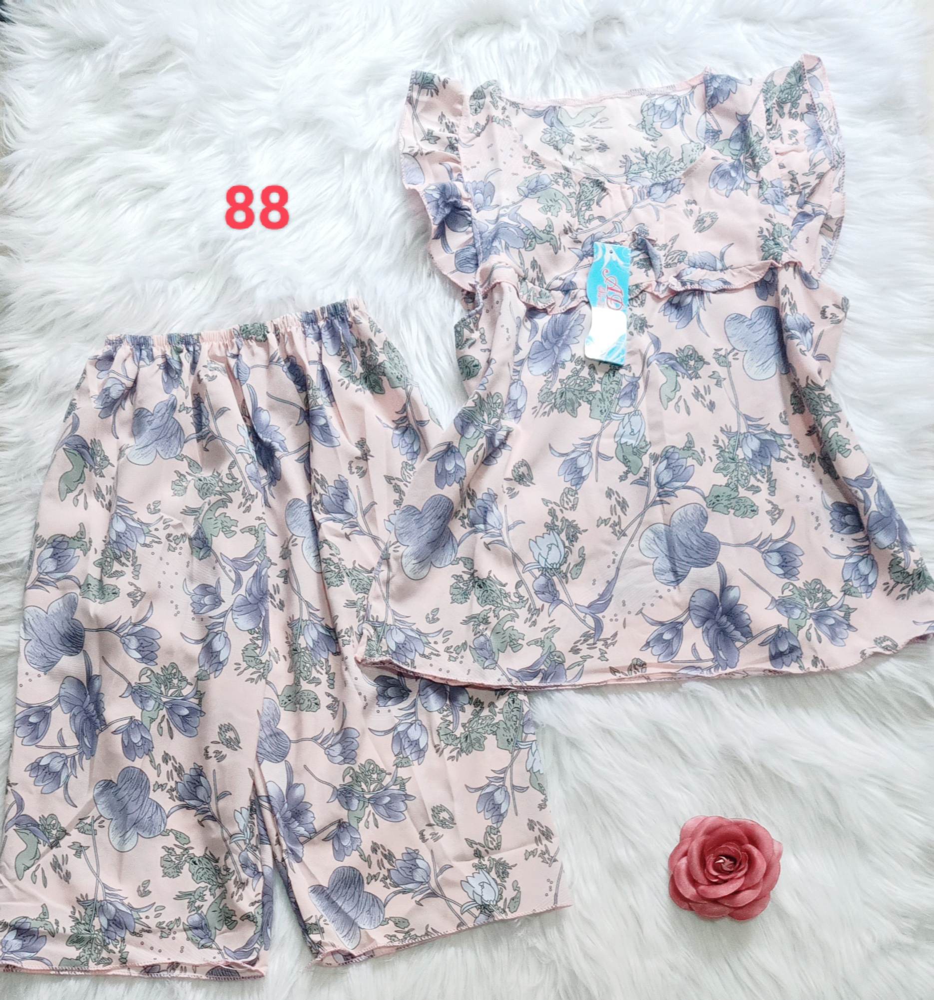 Bộ lụa hàn lững - 35 đến 53kg - ảnh thật