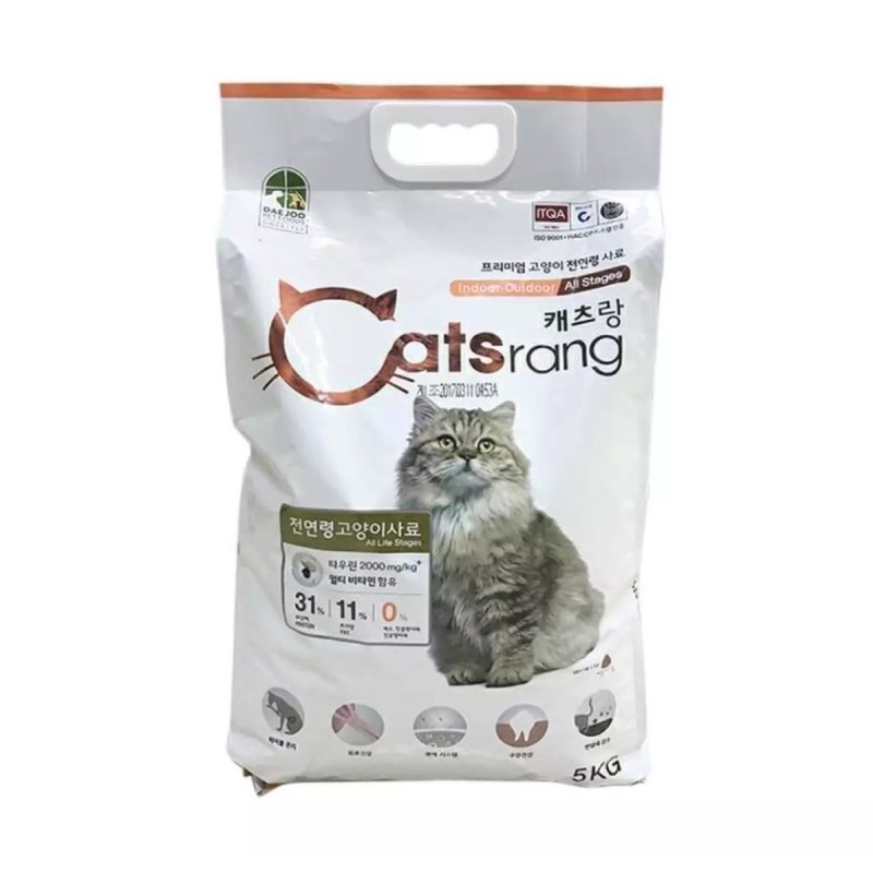 Thức Ăn Mèo Catsrang 5Kg - Catsrang Indoor Dùng Cho Mèo Mọi Lứa Tuổi
