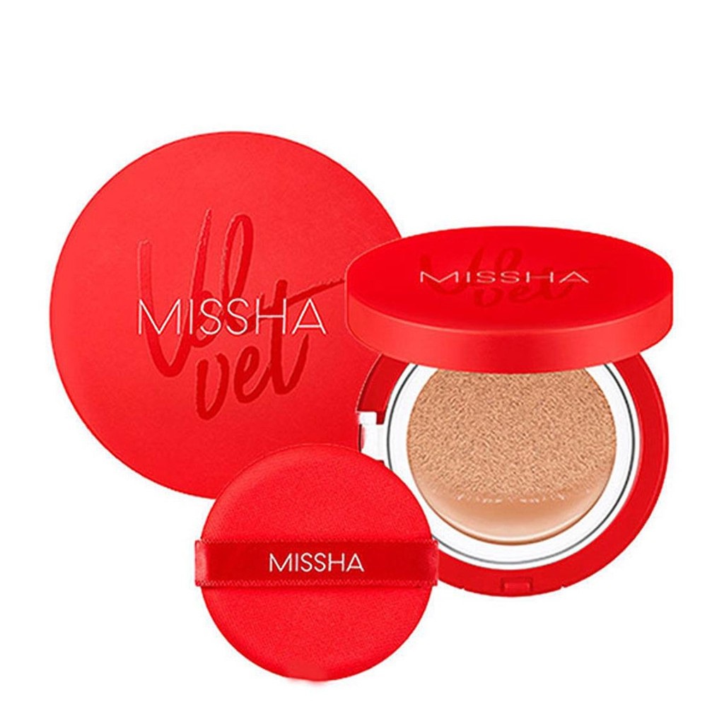 Missha oil alkaline powder-velvet finish cushion SPF/Magic Cushion cover lasting 50 +/PA +++ + 15g