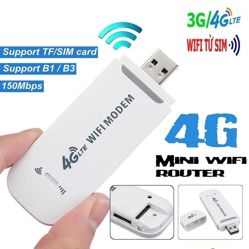 Modem phát Wifi từ Sim 4G Dongle LTE - Usb Phát Wifi Thế Hệ Mới - Bảo hành 3 tháng