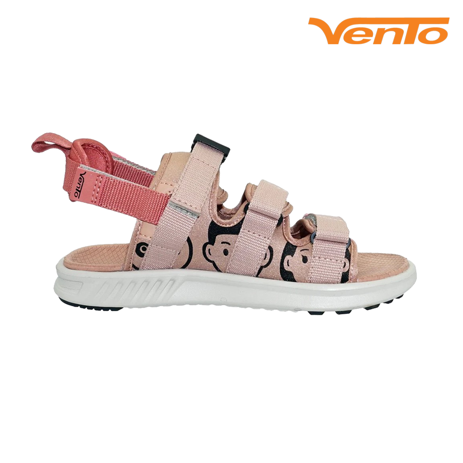 Giày Sandal Vento SD-NB80 Màu Be (Hồng Nhạt) Cá Tính