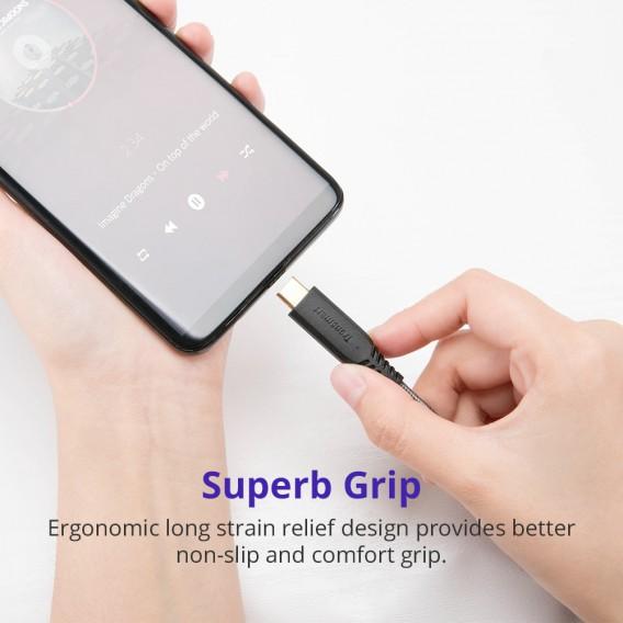 Cáp sạc TRONSMART TAC USB-C to USB-A 3.0 (độ dài từ 1m - 1.8m)