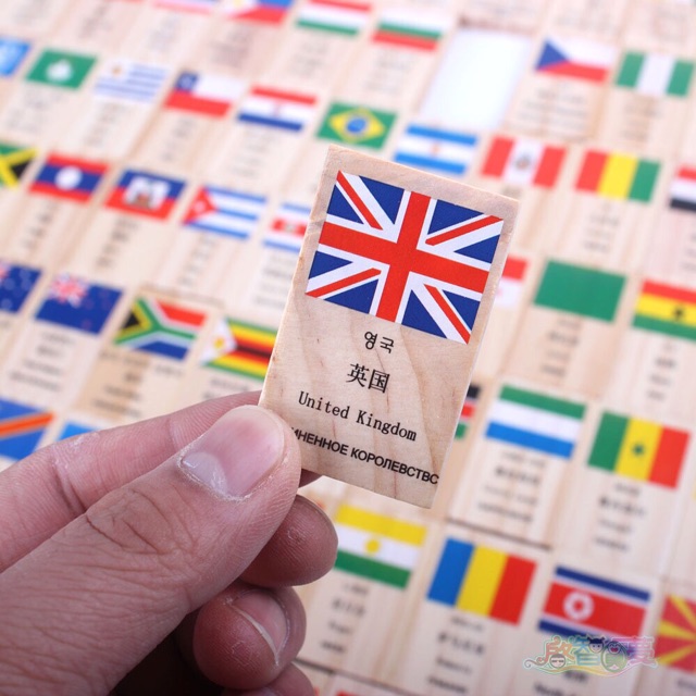 Domino Cờ 100 Nước - Dạy Bé Địa Lý