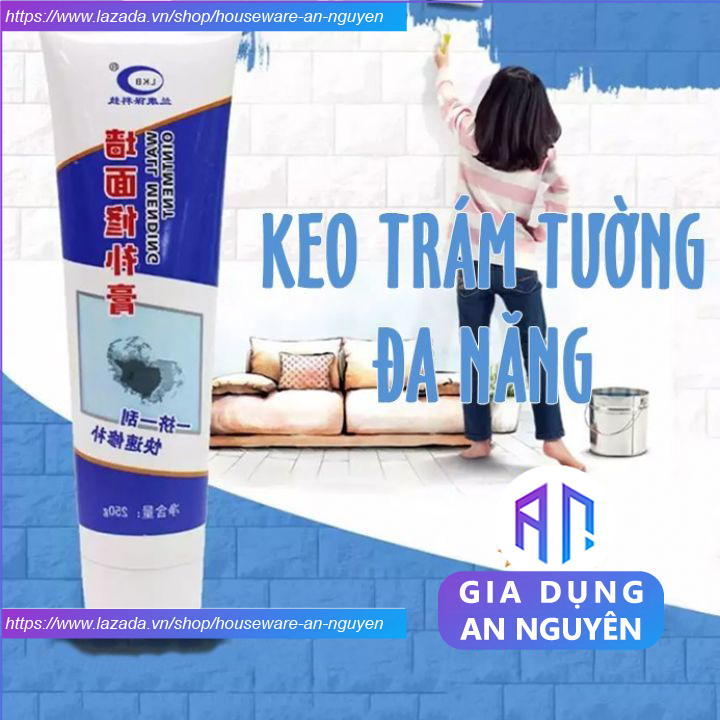 Keo vá tường trám trét vết nứt tường đa năng chống thấm thông minh