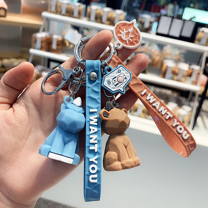 Móc khóa treo balo Khủng long ARC Cute - Móc đôi - KAShop