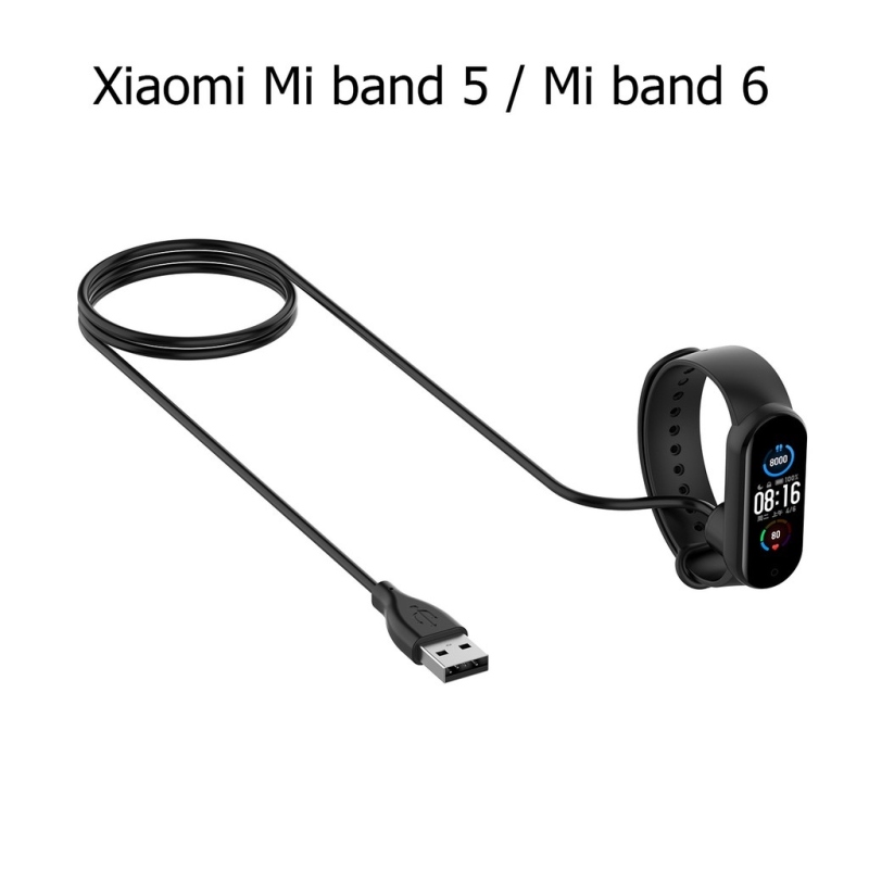 Dây Sạc Xiaomi Mi band 5 / Mi Band 6 Vòng Đeo Tay Thông Minh Dạng Nam Châm Hít Dài 50 cm