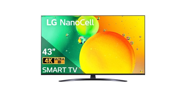 [TRẢ GÓP 0%] Smart Tivi NanoCell LG 4K 75 inch 75NANO76SQA Model 2022 (Giá áp dụng giao tại HN, HCM& các tỉnh liên hệ shop)