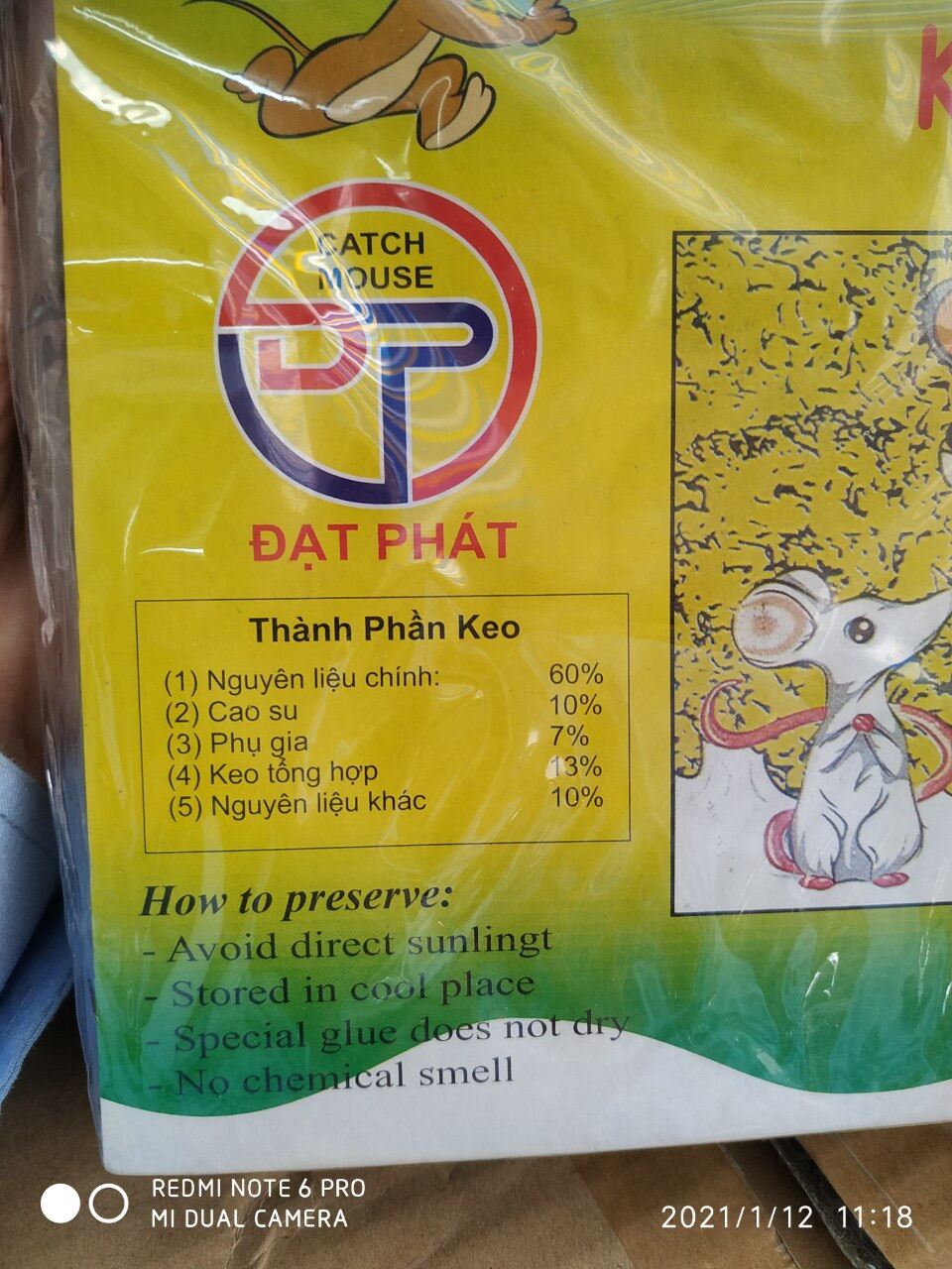 Keo dính chuột Đại Phát 10 cái