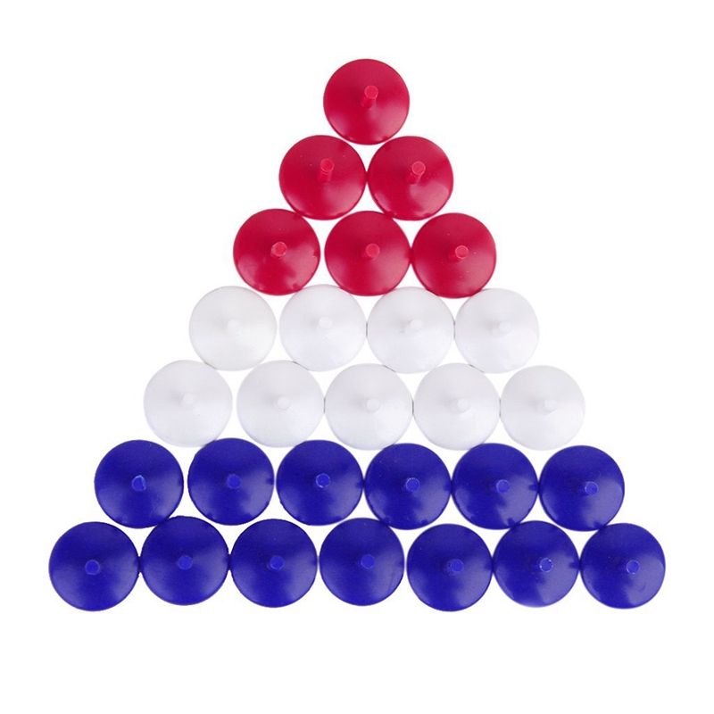 50 PCS Golf Ball Marker 18mm Random Color