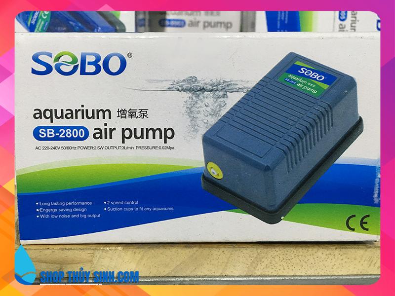 Máy sủi oxy 2800 1 vòi dành cho bể cá