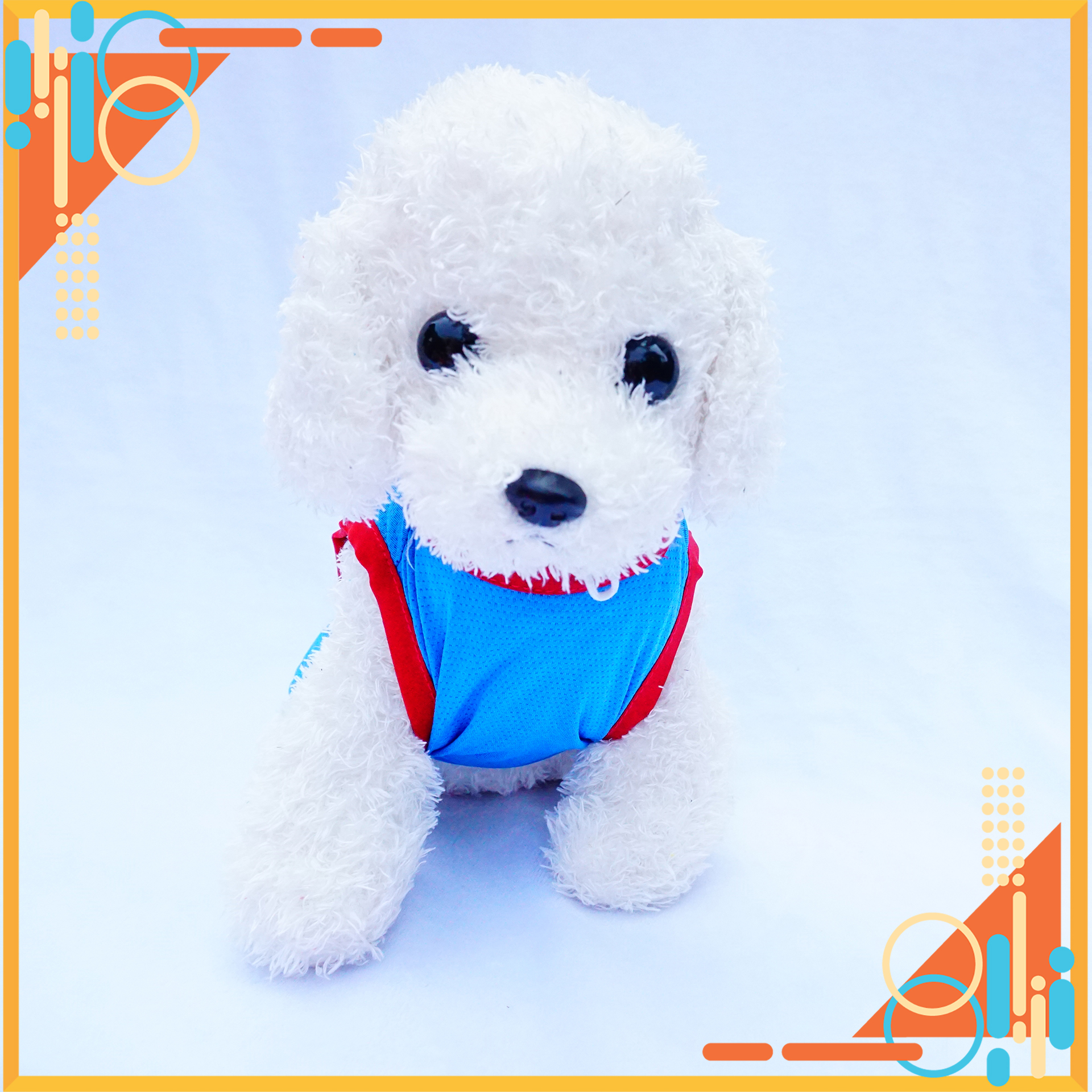Áo cho Thú cưng, Áo 3 lỗ cotton Hình Tim PD009