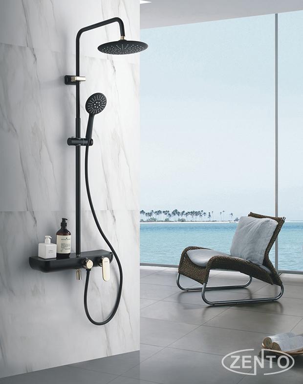 Bộ sen cây nóng lạnh Luxury Shower ZT8020-Black