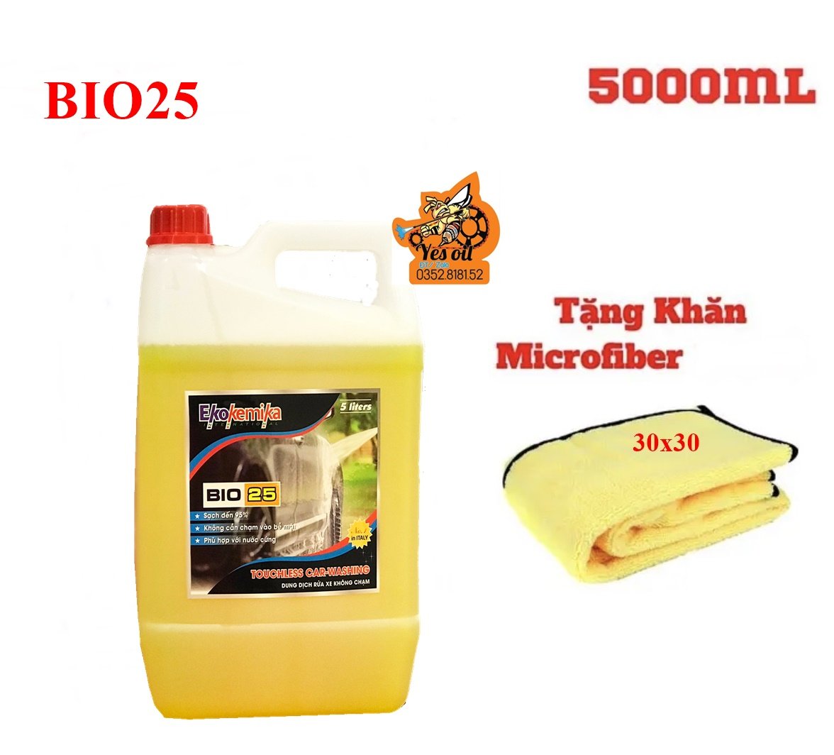 [HCM]Dung dịch rửa xe không chạm Bio25 5L
