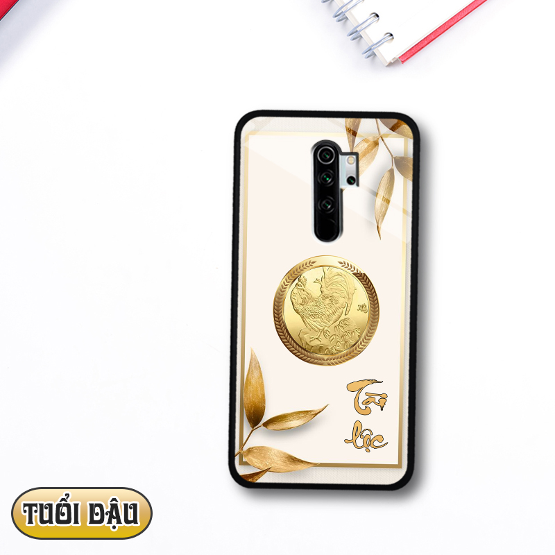 Ốp lưng kính 12 con giáp cho Xiaomi Redmi Note 8 Pro