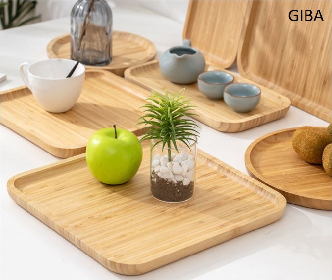 Khay Gỗ Tròn - Vuông - Chữ Nhật (Size Trung)