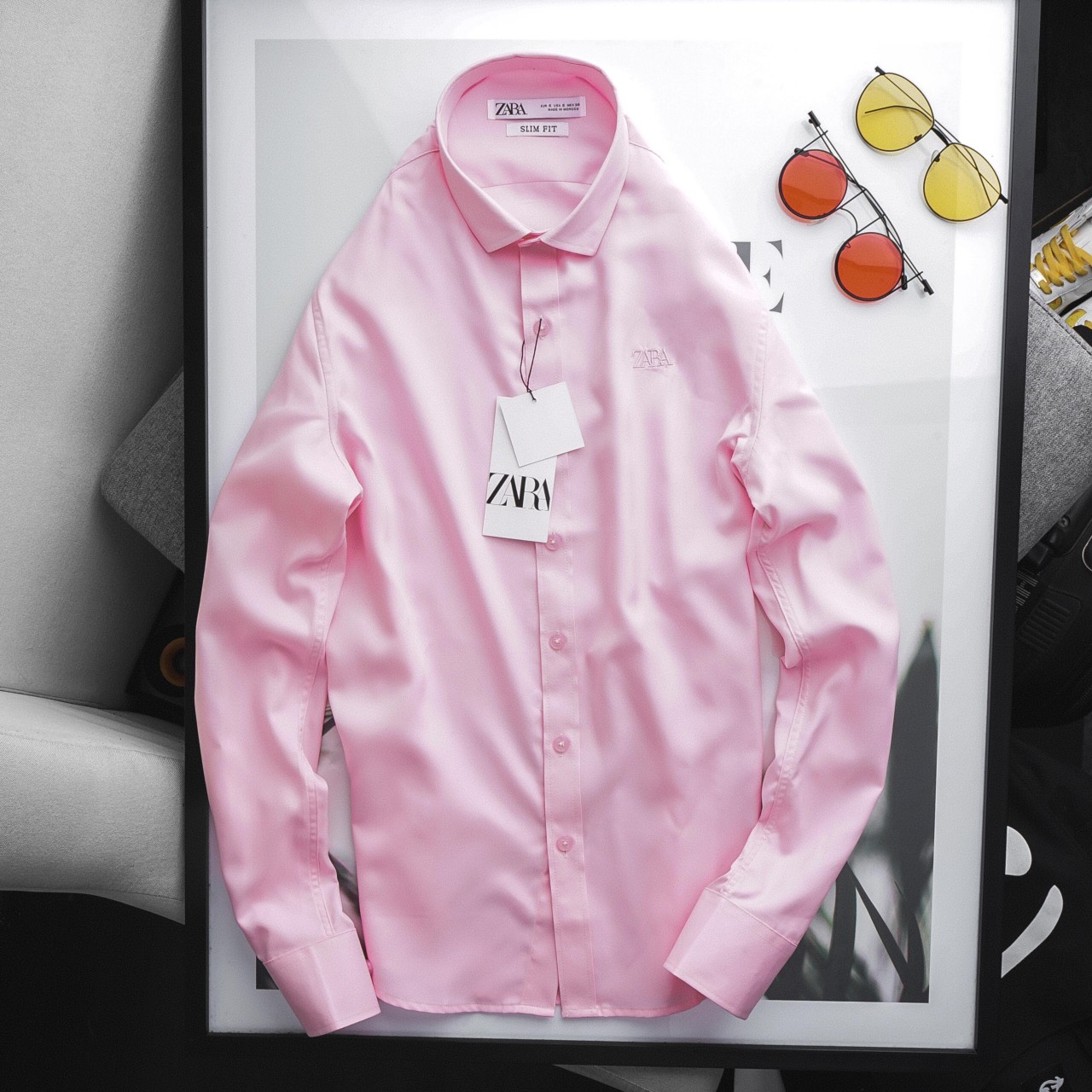 [XẢ KHO] Sơ mi ZARAMAN cao cấp chất vải cotton mềm mịn thoáng mát TT-SM19