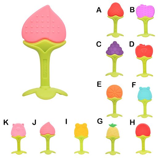 Cắn răng gặm nướu hình cây đào hồng