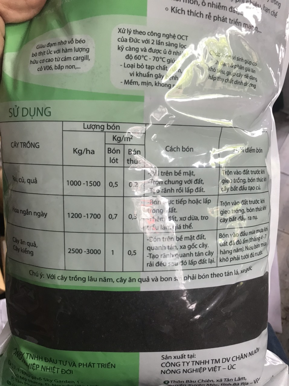 Phân bò Vi Sinh Tropical Gói 5dm3 ~2kg)
