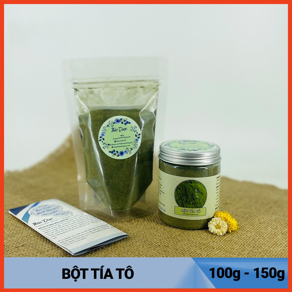 bột tía tô nguyên chất