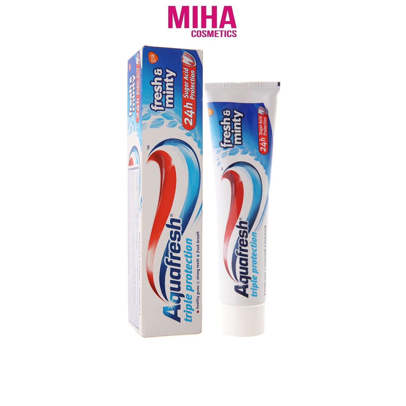 Kem Đánh Răng Aquafresh Fresh And Minty 100ml Chính Hãng Anh Quốc