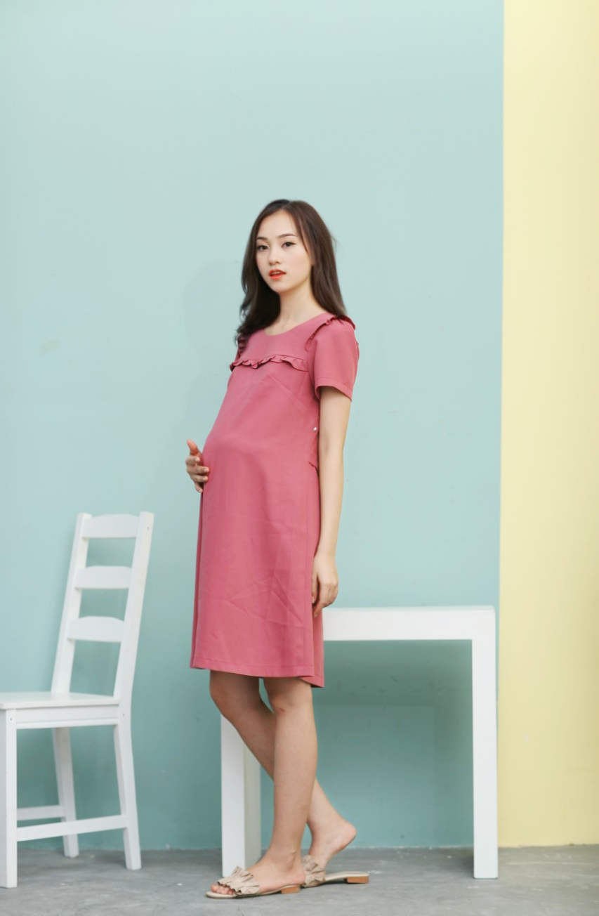 Đầm bầu Sweeten Your Life chất lụa cao cấp