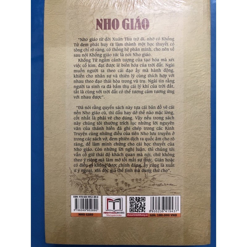 Sách - Nho Giáo ( Bìa mềm )