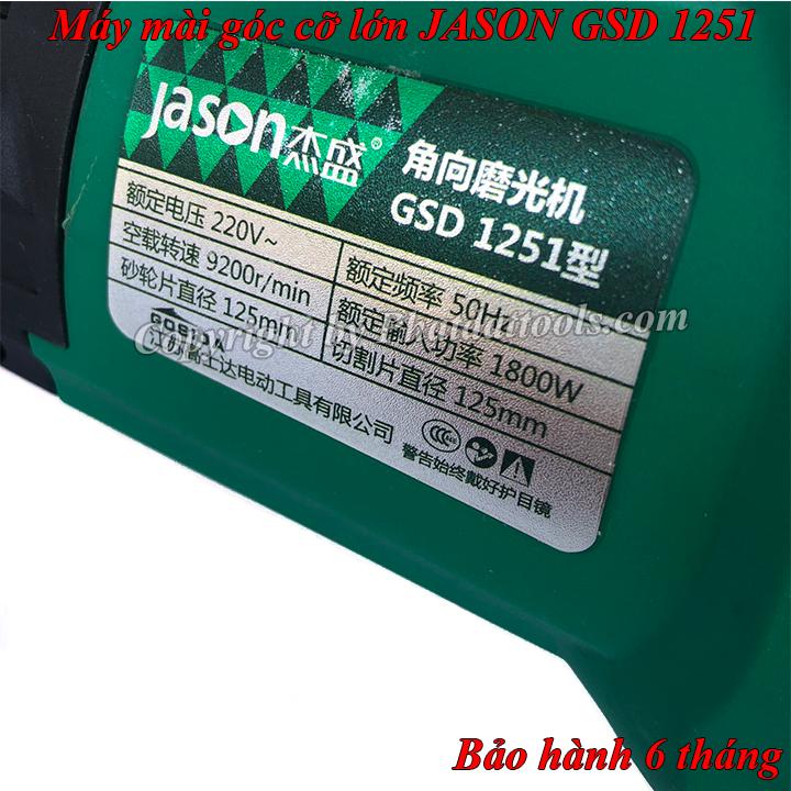 Máy mài góc JASON GSD-1251