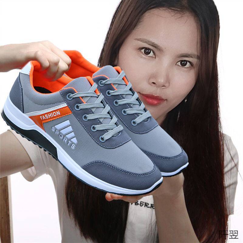 Giày thể thao nam, giày nam thể thao, giày chạy bộ đế mềm, thể thao thoáng khí, giày nam công sở, phiên bản hàn quốc của xu hướng giày thể thao