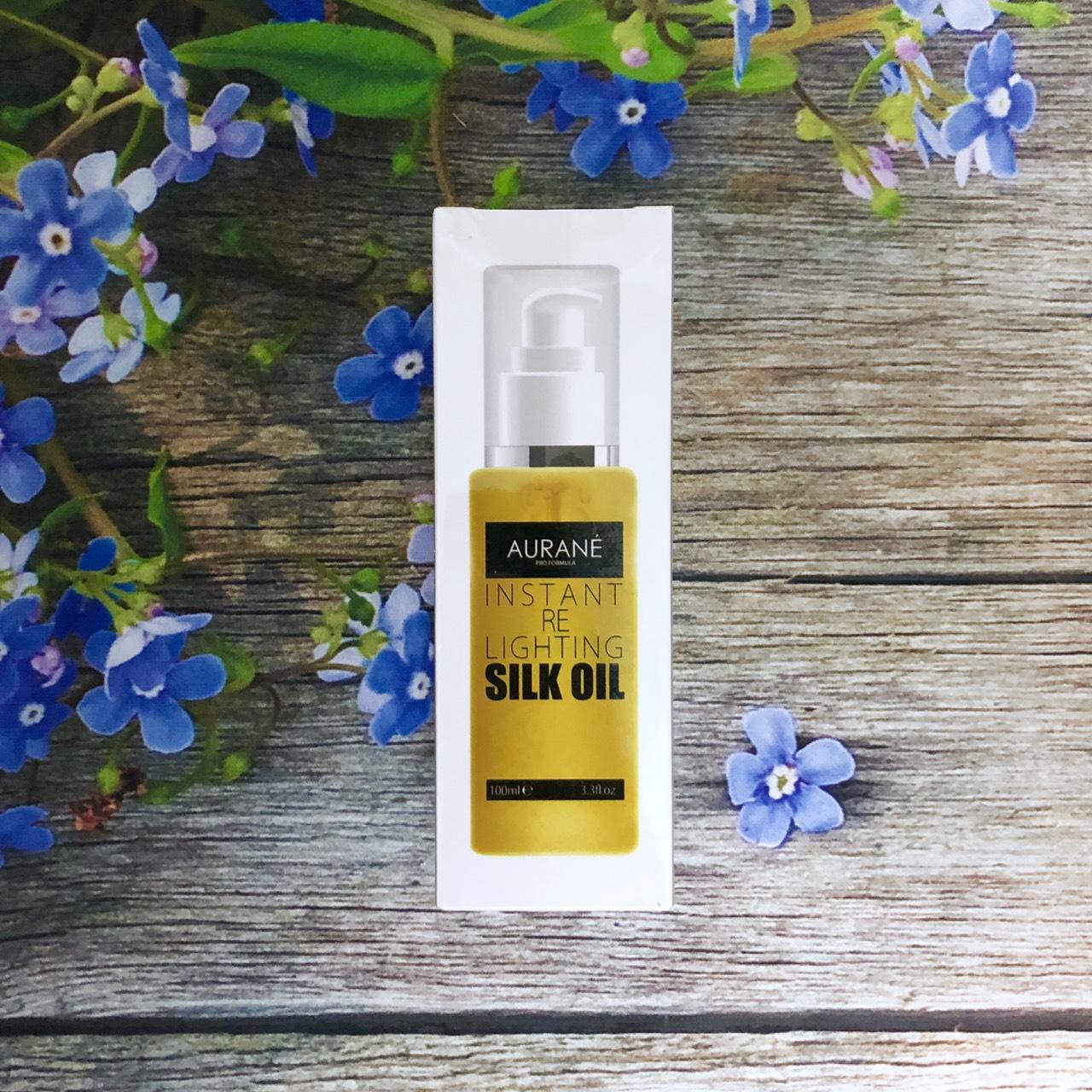 [+Tặng mũ trùm][HCM]TINH DẦU BÓNG TÓC OLIVE INSTANT RE LIGHTING SILK OIL AURANE 100ML